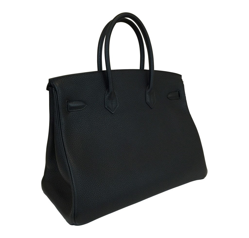 Hermès Birkin 35 Black Togo Bag PHW