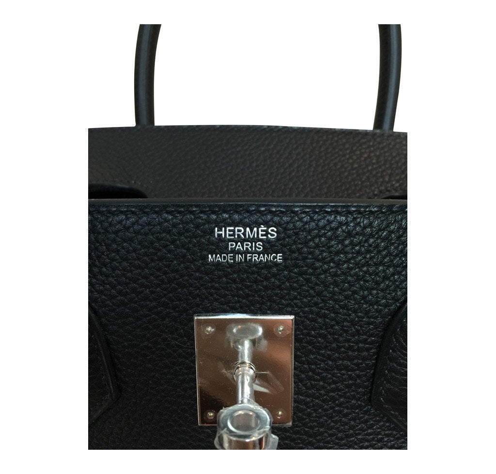 Hermès Birkin 35 Black Togo Bag PHW