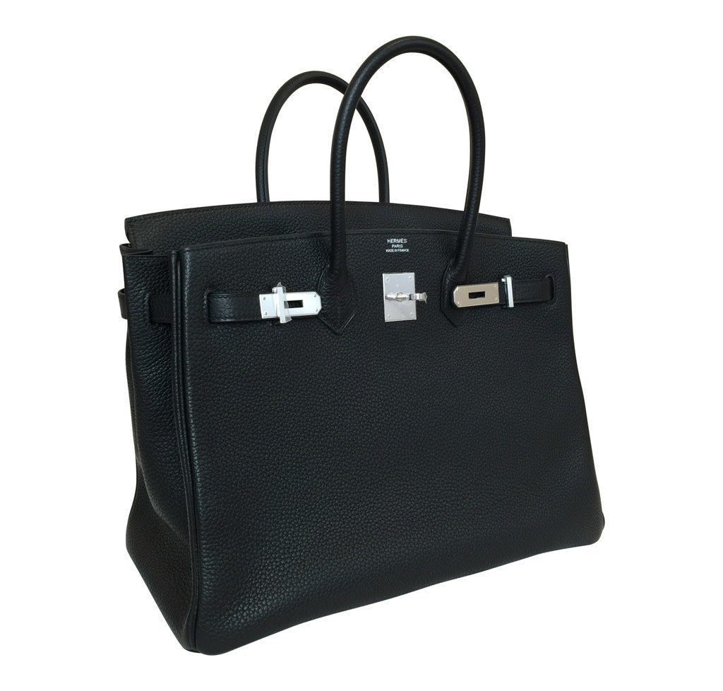 Hermès Birkin 35 Black Togo Bag PHW