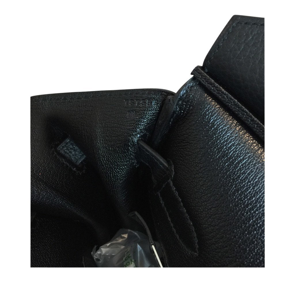 Hermès Birkin 35 Black Togo Bag PHW