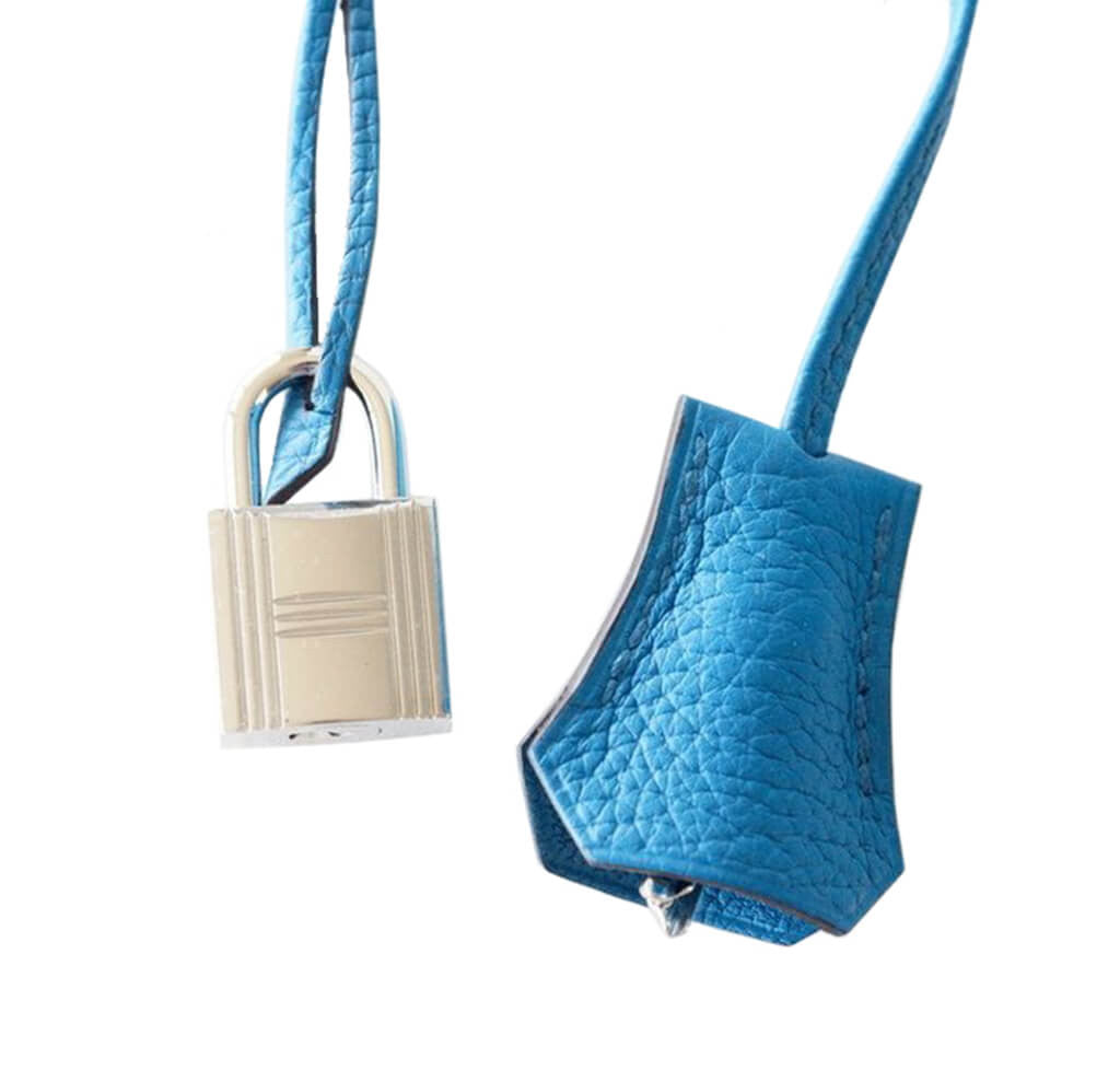 Hermès Birkin 35 Bag Blue Izmir Palladium Hardware