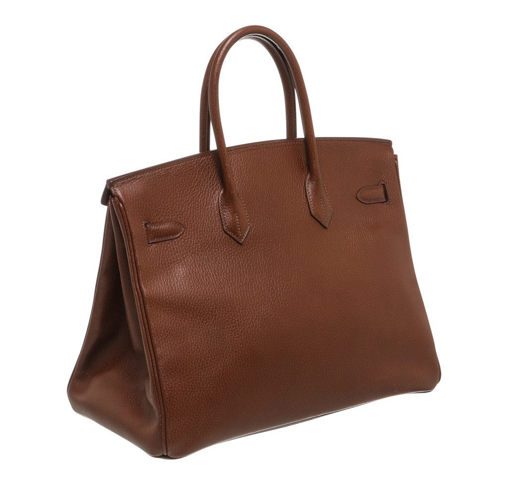 Hermès Birkin 35 Brown Bag GHW