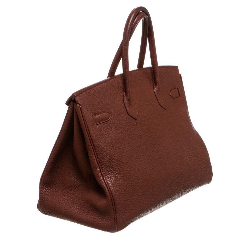 Hermès Birkin 35 Brown Togo Bag PHW