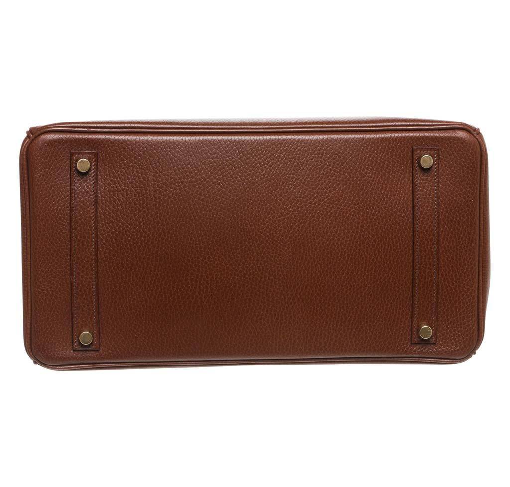 Hermès Birkin 35 Brown Bag GHW