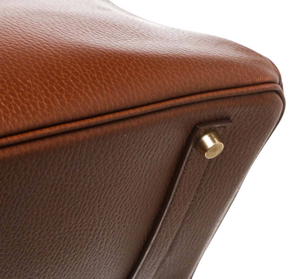 Hermès Birkin 35 Brown Bag GHW
