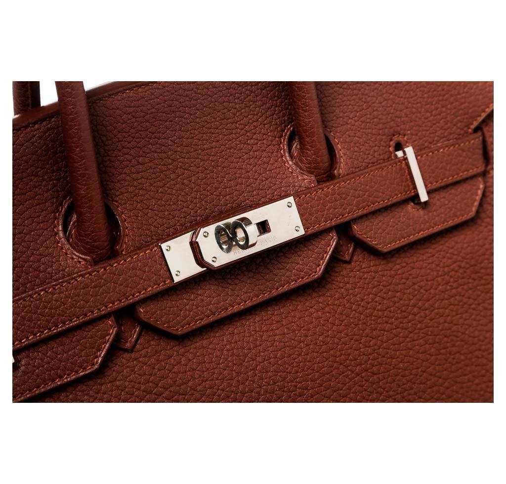 Hermès Birkin 35 Brown Togo Bag PHW