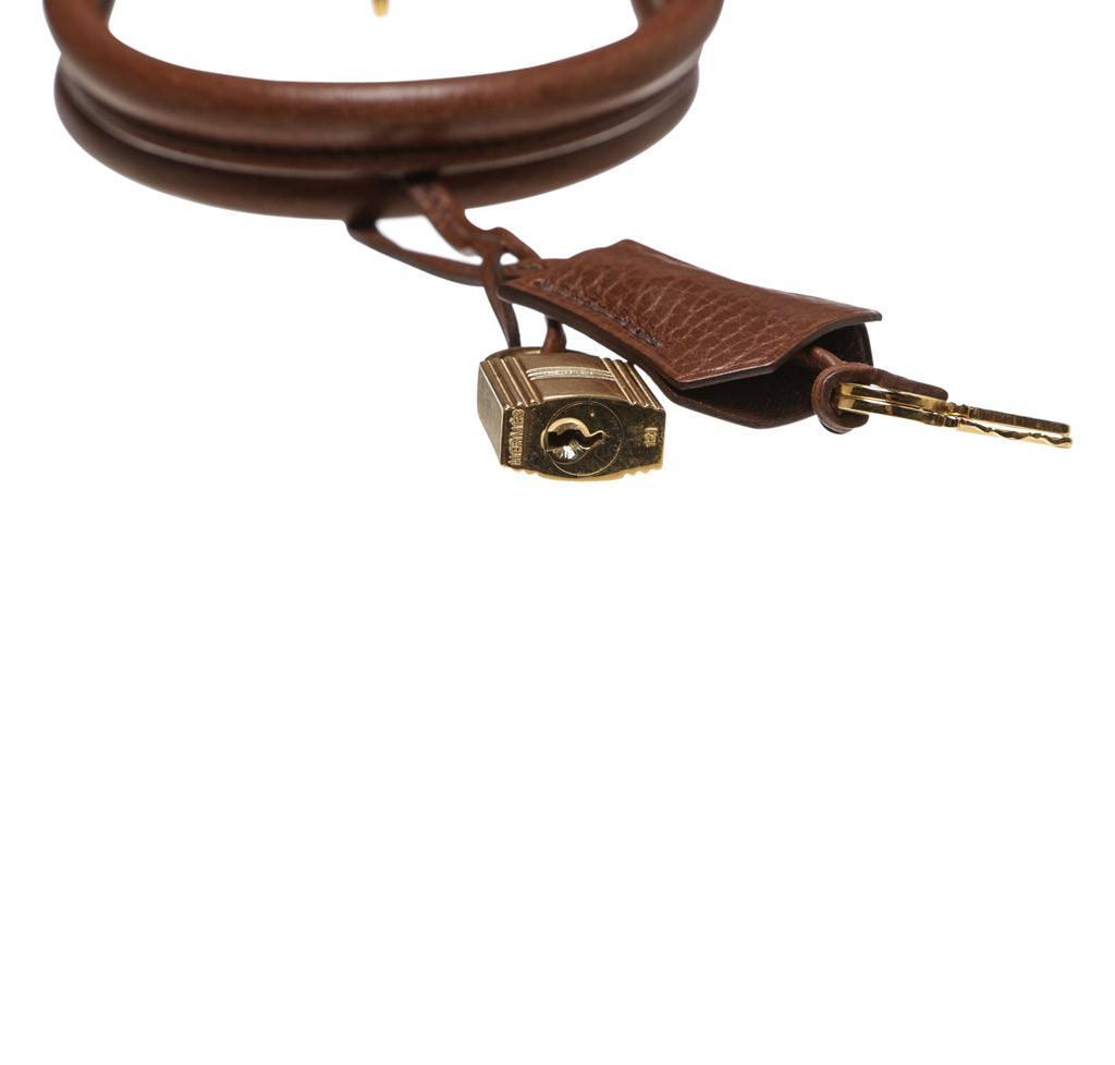 Hermès Birkin 35 Brown Bag GHW