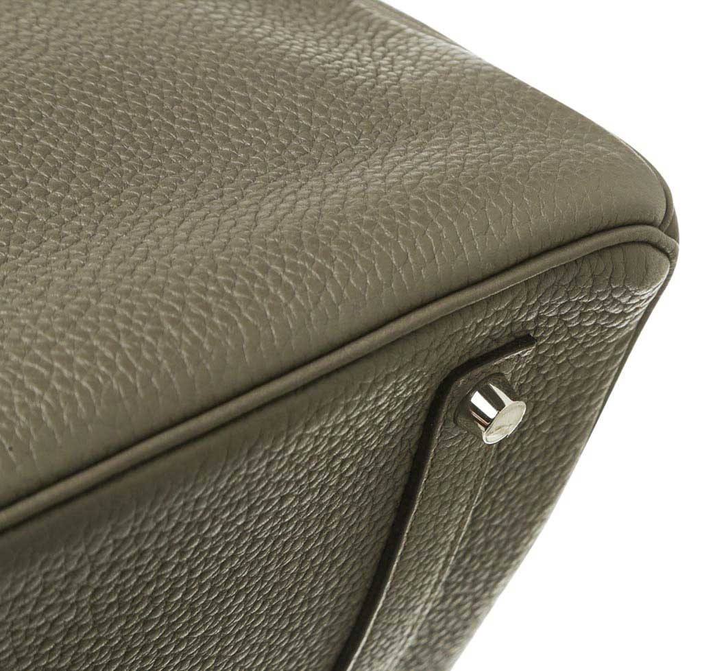 Hermès Birkin 35 Etain Bag PHW