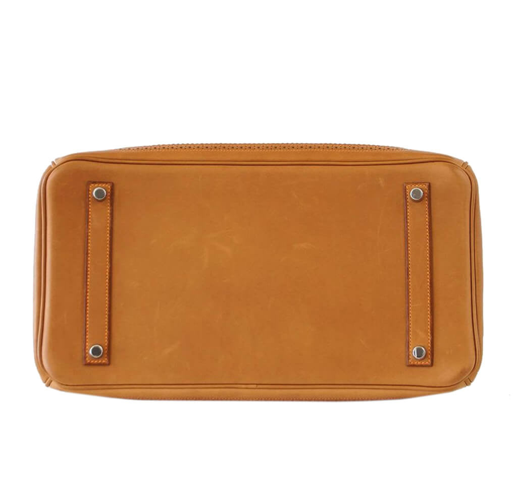 Hermès Birkin Ghillies 35 Bag Barenia Toile