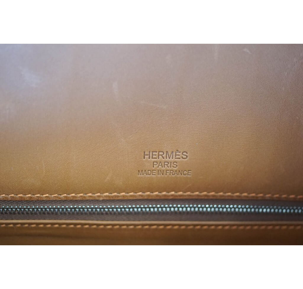 Hermès Birkin Ghillies 35 Bag Barenia Toile