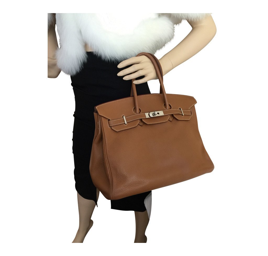 Hermès Birkin 35 Gold Togo Bag PHW