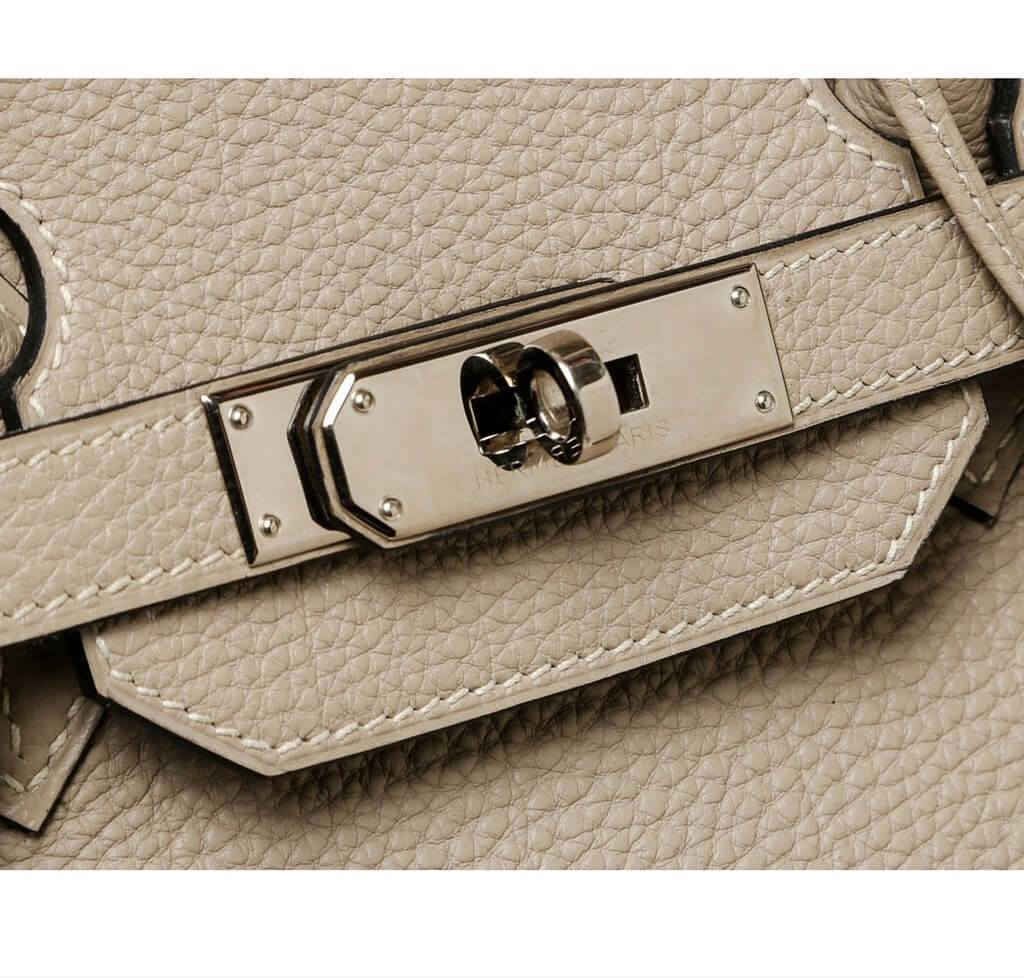 Hermès Birkin 35 Gris Tourterelle Bag PHW