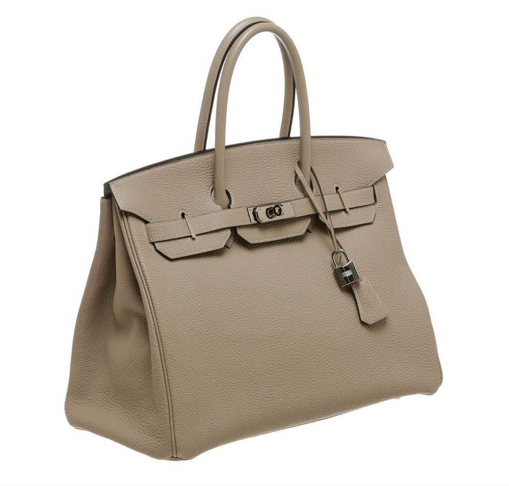 Hermès Birkin 35 Gris Tourterelle Bag PHW