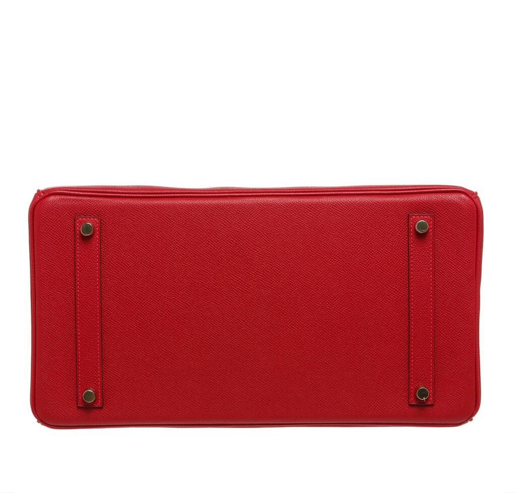 Hermès Birkin 35 Rouge Casaque Red Bag GHW