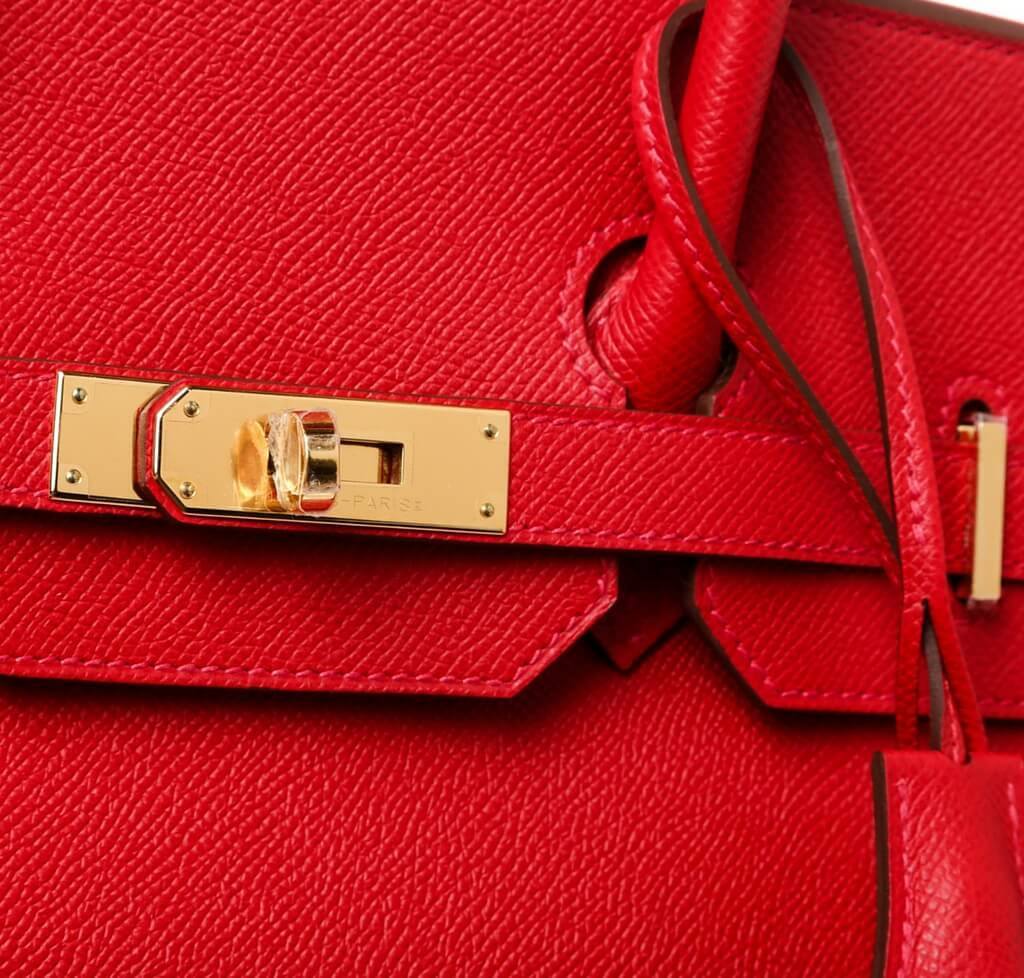Hermès Birkin 35 Rouge Casaque Red Bag GHW