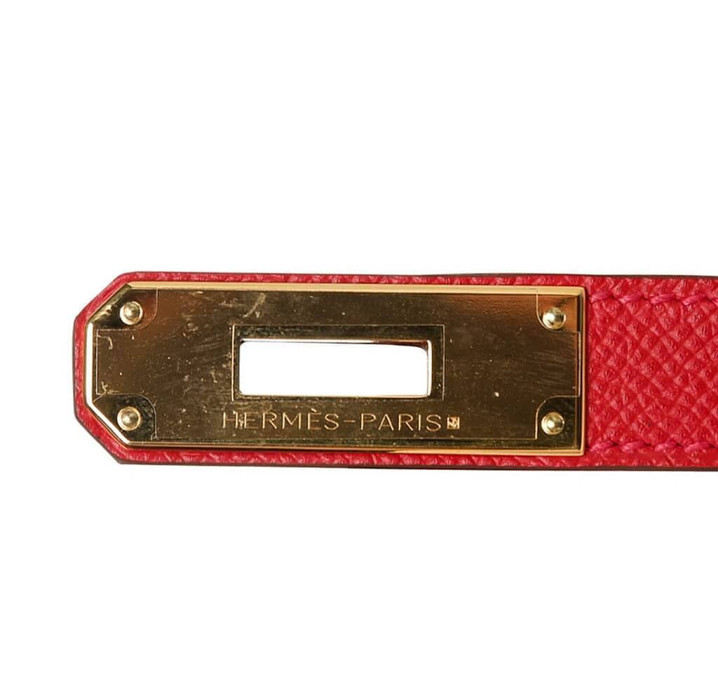 Hermès Birkin 35 Rouge Casaque Red Bag GHW