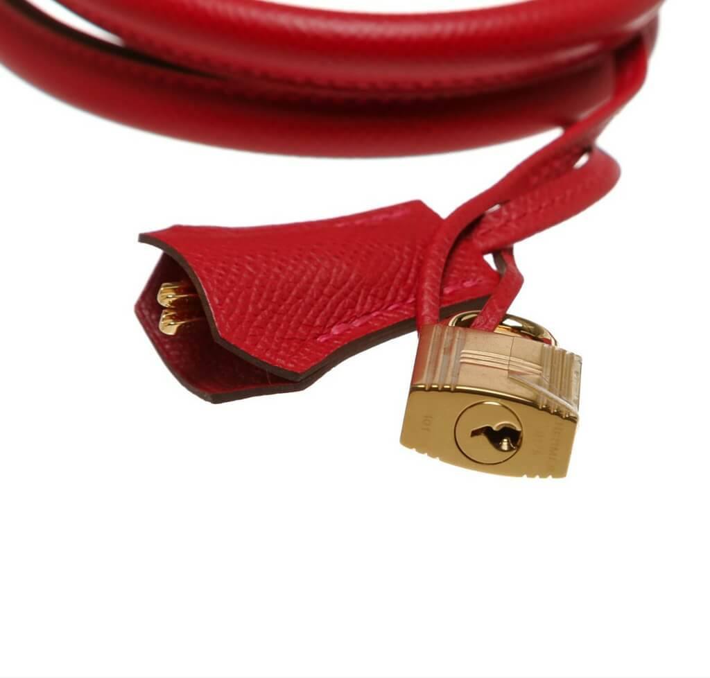 Hermès Birkin 35 Rouge Casaque Red Bag GHW