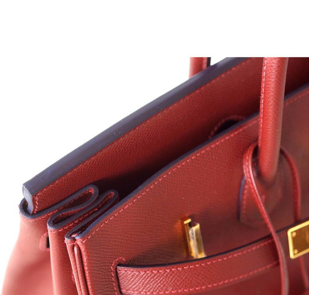 Hermès Contour Birkin 35 Rouge H Limited Edition Bag