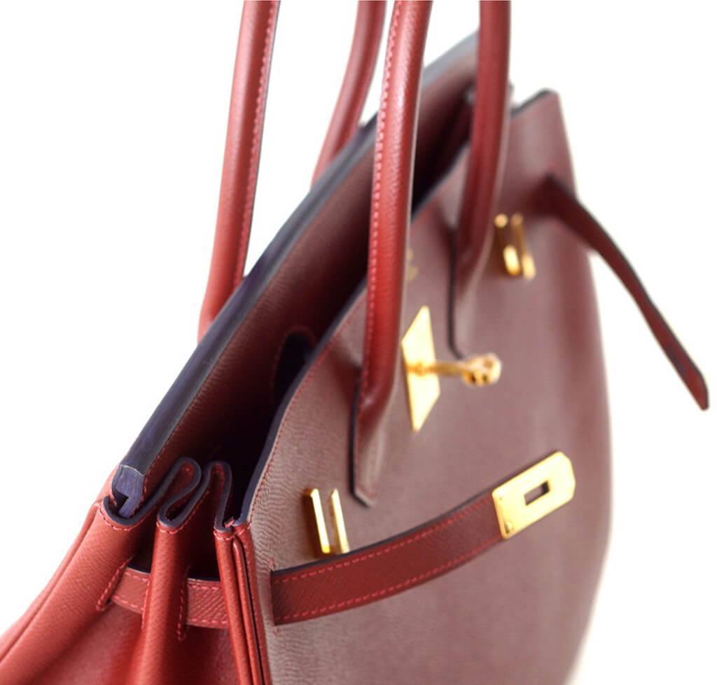 Hermès Contour Birkin 35 Rouge H Limited Edition Bag