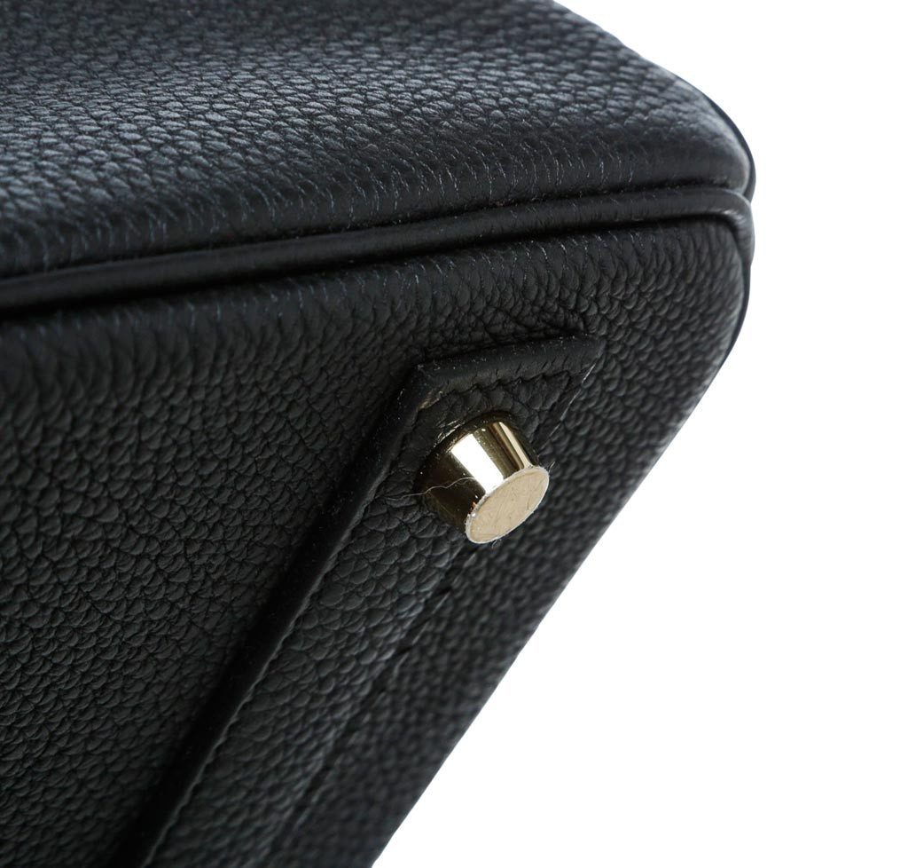Hermès Birkin 40 Noir Togo Bag GHW
