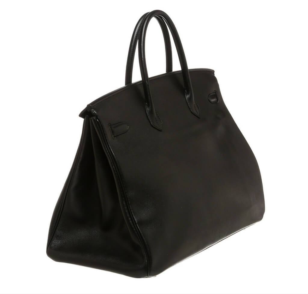 Hermès Birkin 40 Noir Bag PHW