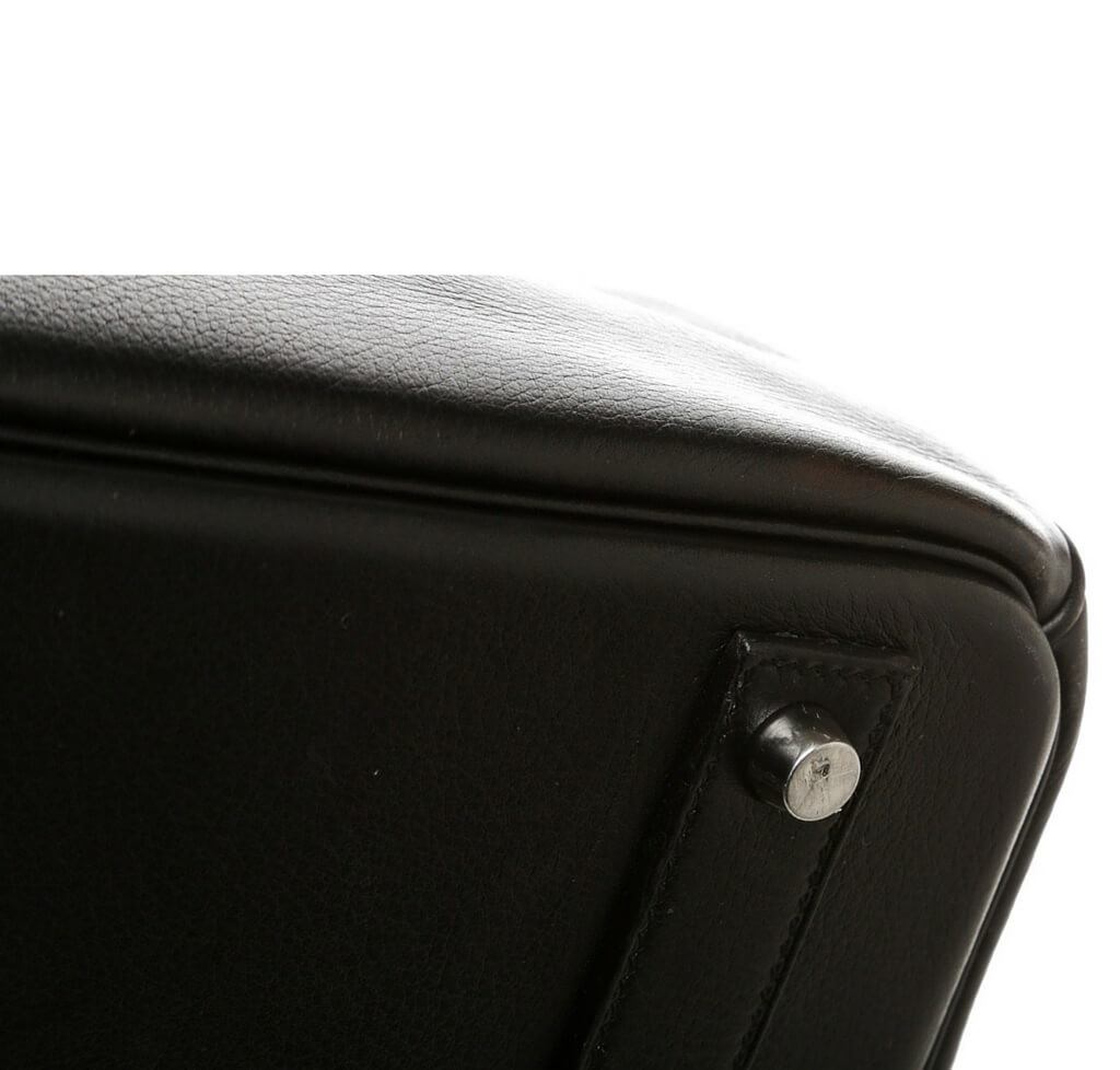Hermès Birkin 40 Noir Bag PHW
