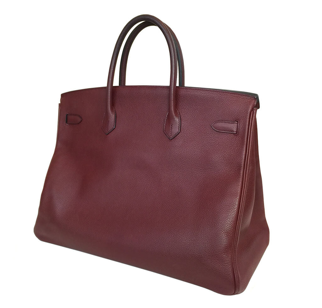 Hermès Rouge H Togo Birkin Bag 40