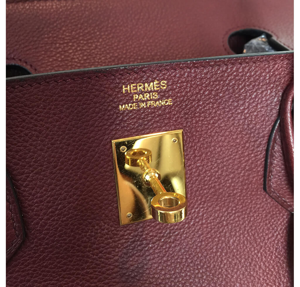 Hermès Rouge H Togo Birkin Bag 40