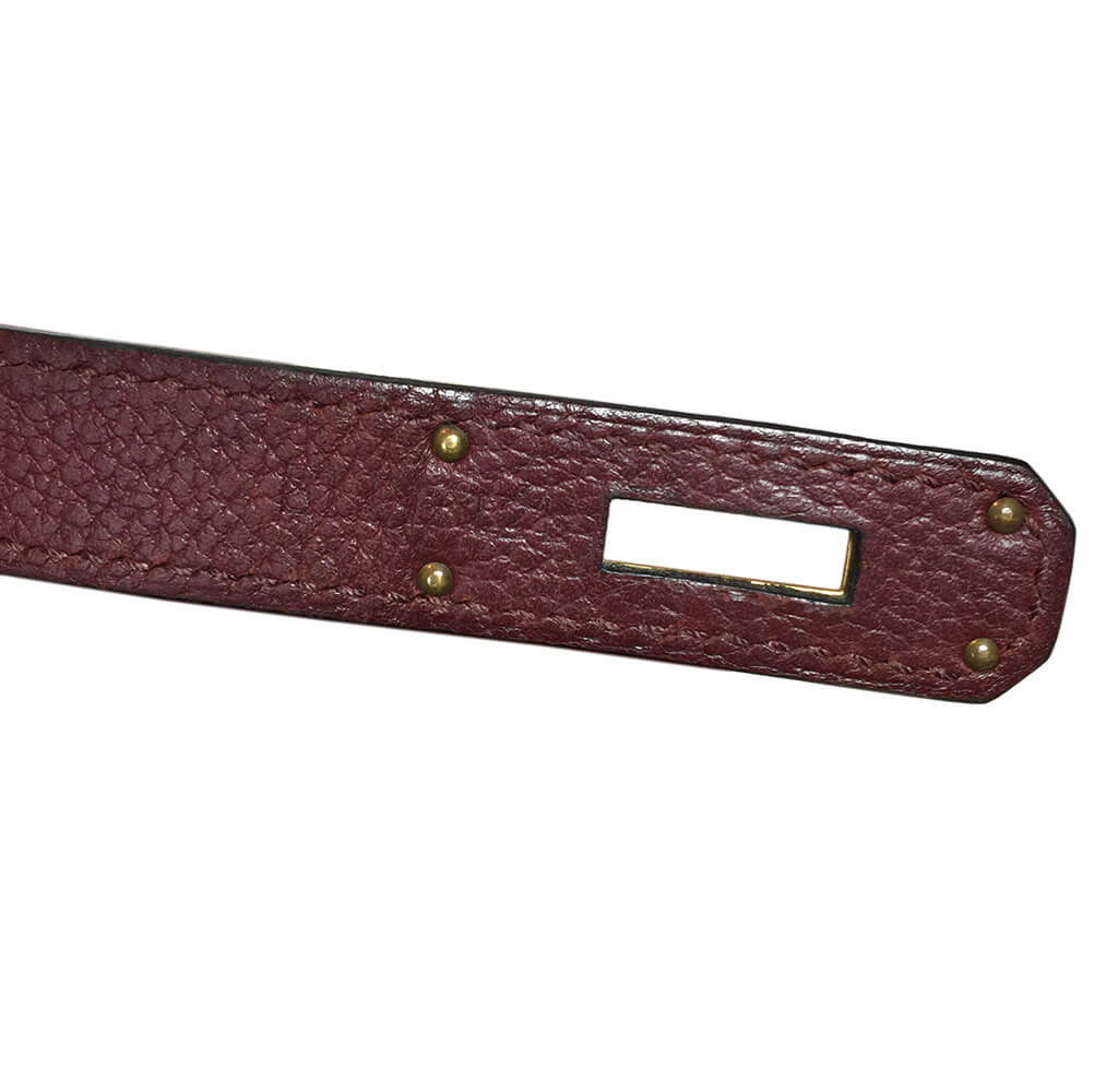 Hermès Rouge H Togo Birkin Bag 40