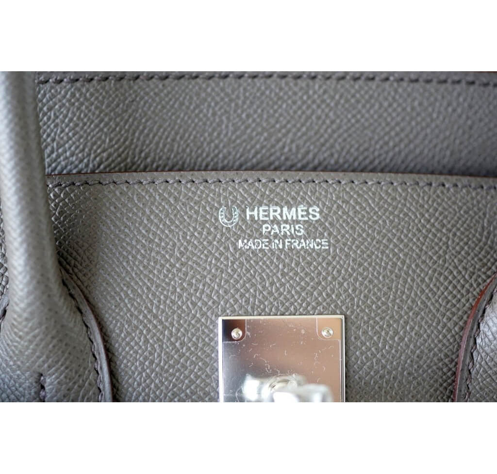 Hermès Special Order Birkin 35 Bag Etain