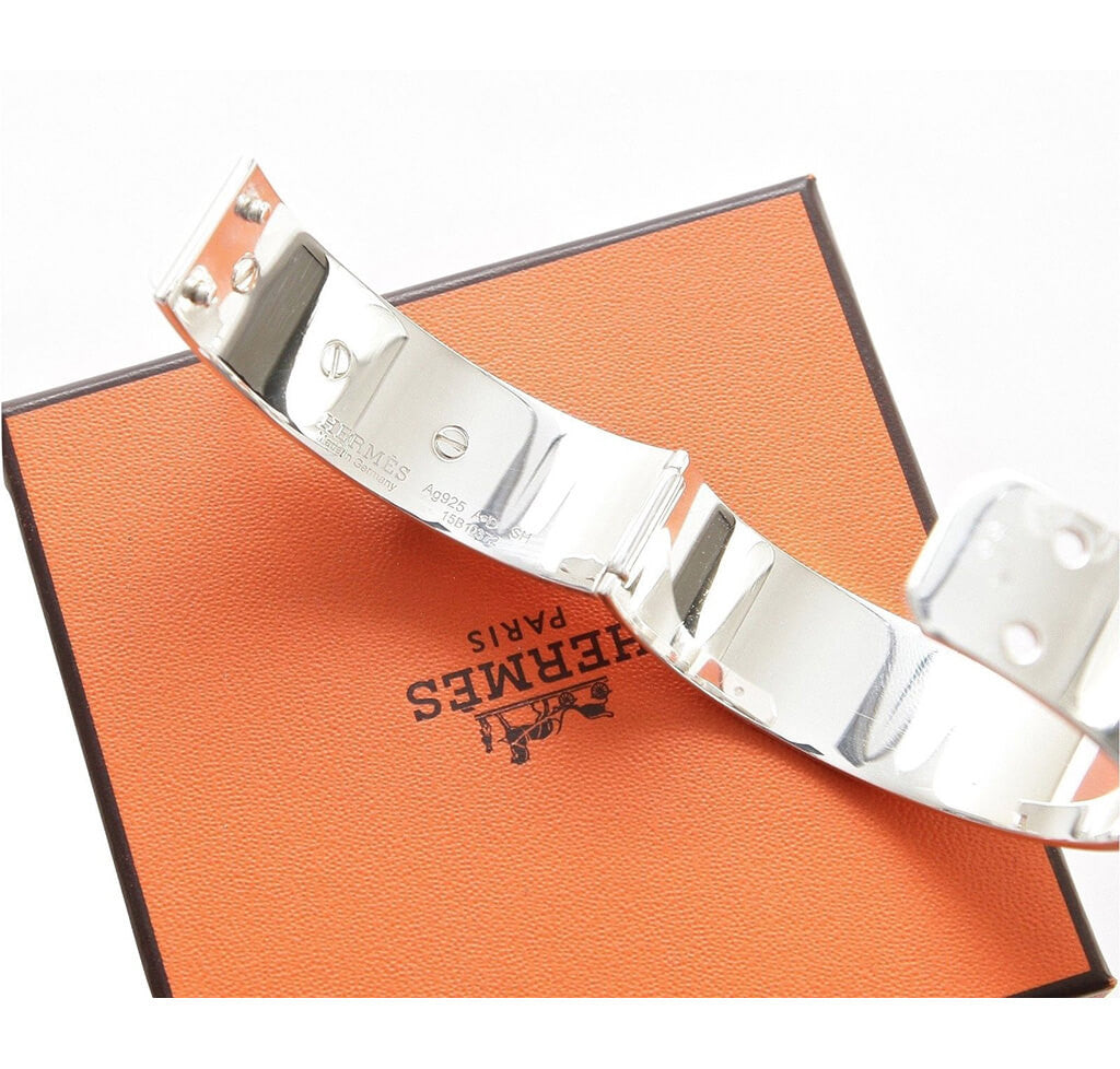Hermès Collier de Chien Small Bracelet Sterling Silver