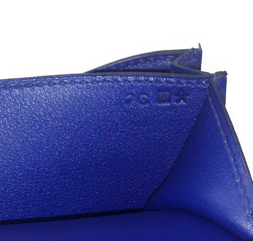 Hermès Constance 18 Blue Izmir Bag PHW