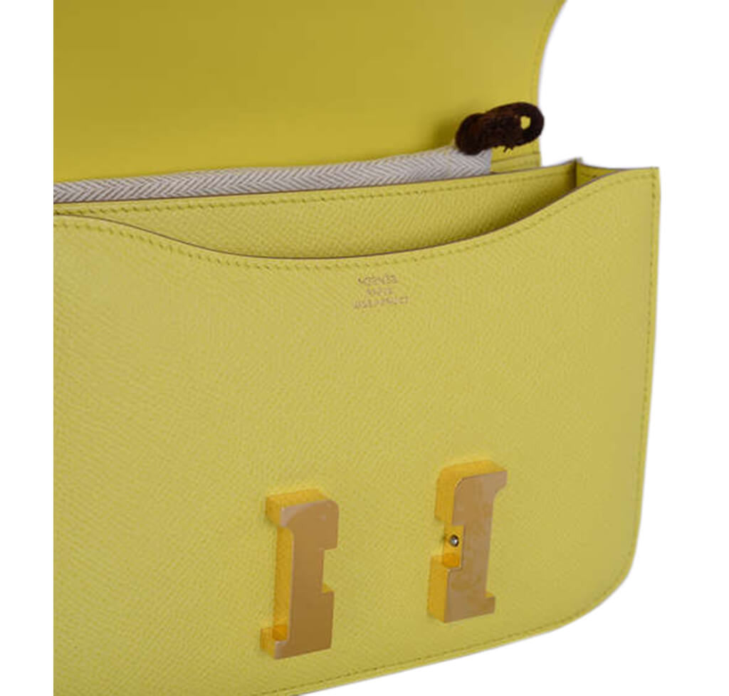 Hermès Constance 18 Bag Souffre Epsom