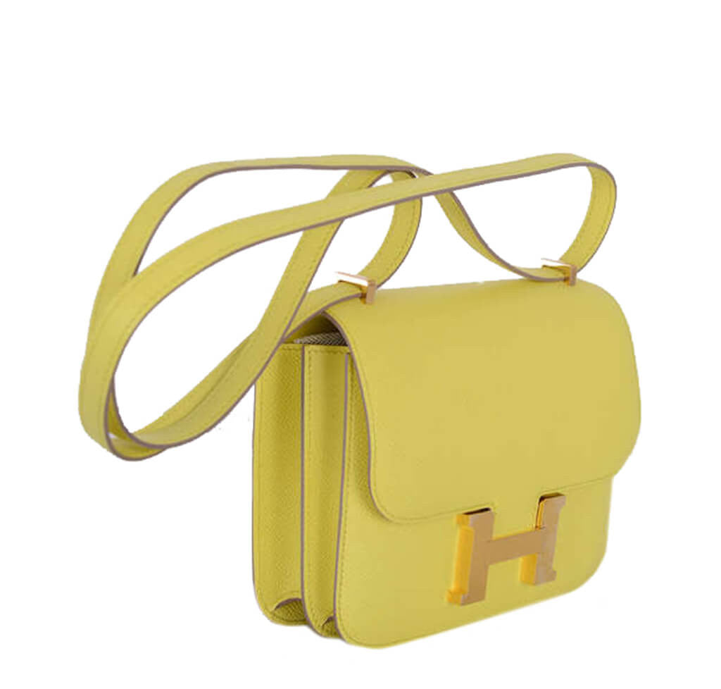 Hermès Constance 18 Bag Souffre Epsom
