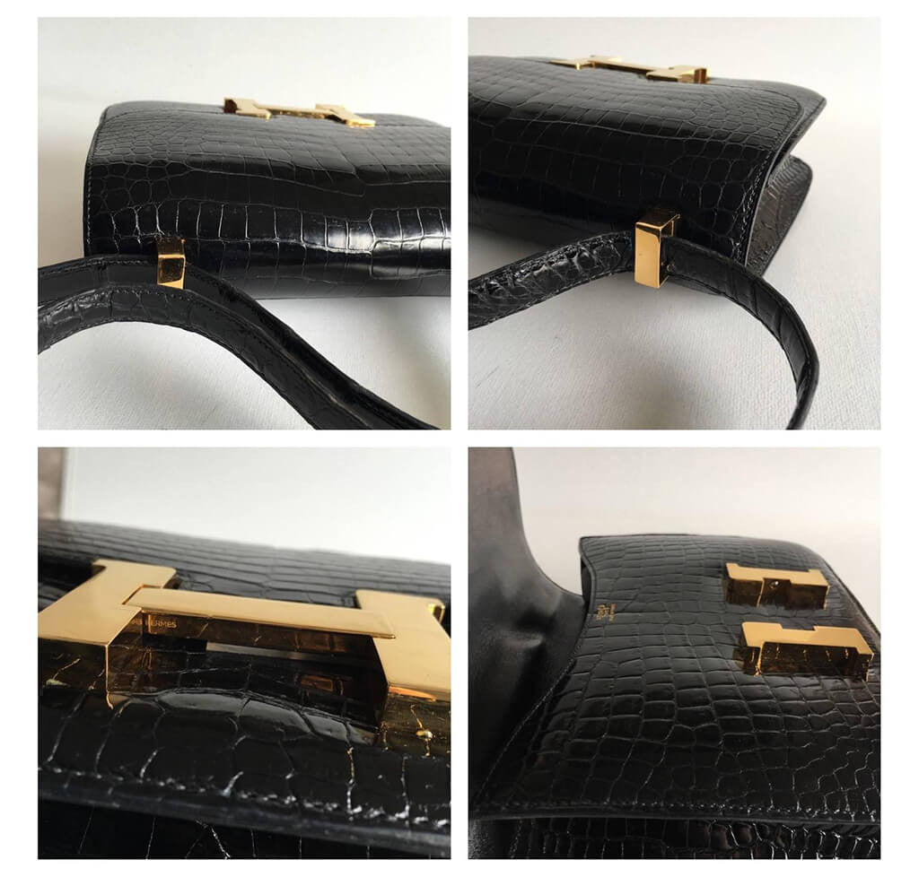 Hermès Constance 23 Vintage Bag Black