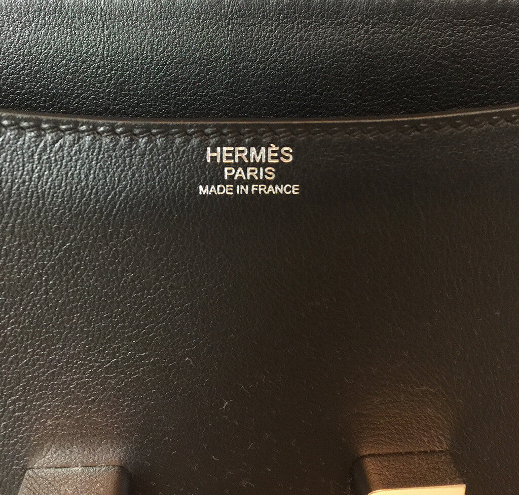 Hermès Constance 24 Bag Black Swift