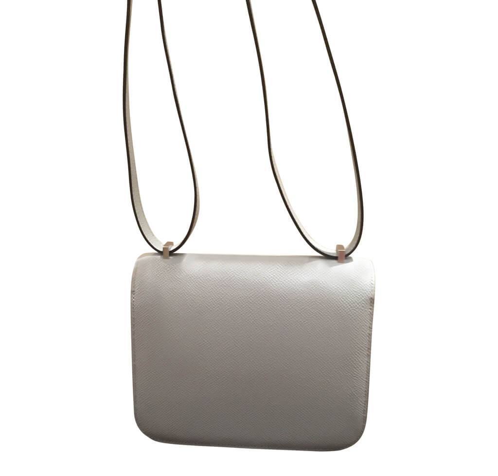 Hermès Constance Mini 18 Bleu Glacier Bag