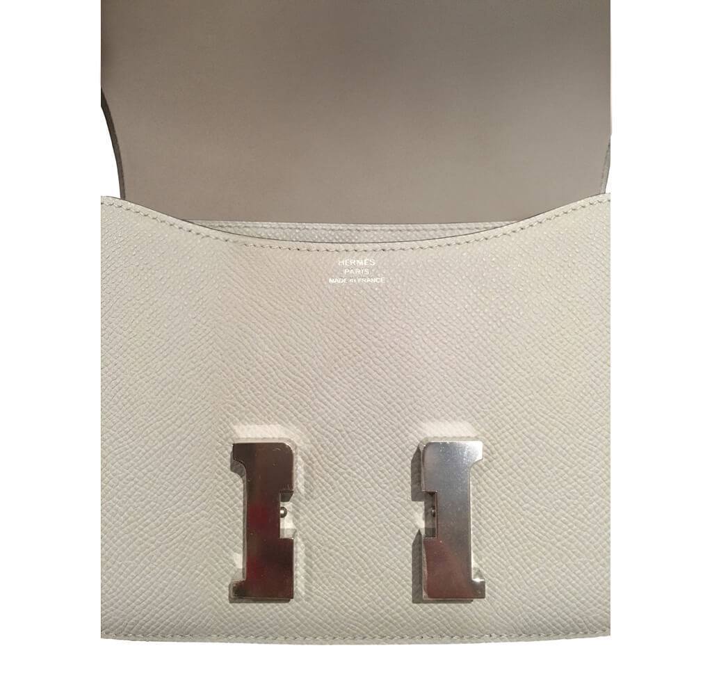Hermès Constance Mini 18 Bleu Glacier Bag