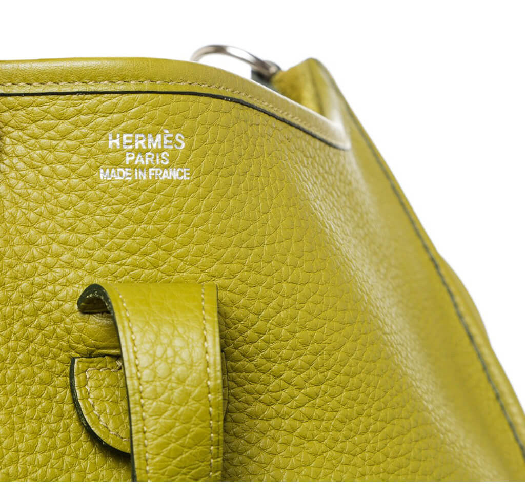 Hermès Evelyne I Bag Chartreuse Clemence