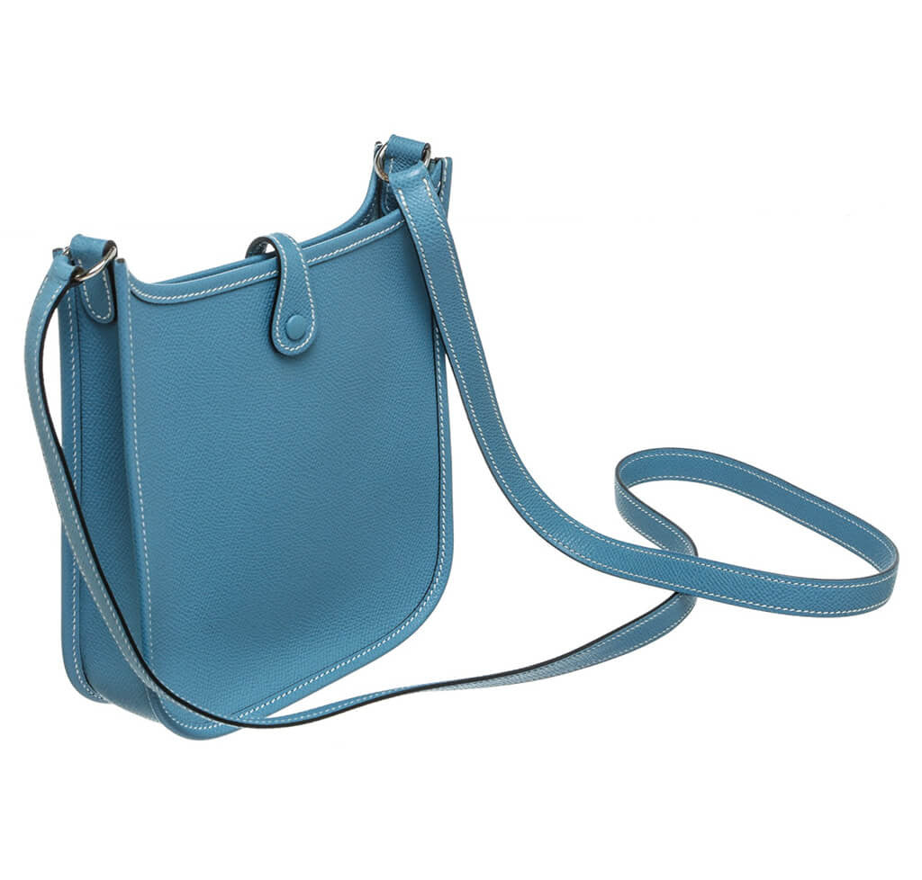 Hermès Evelyne II TPM Bag Blue Jean