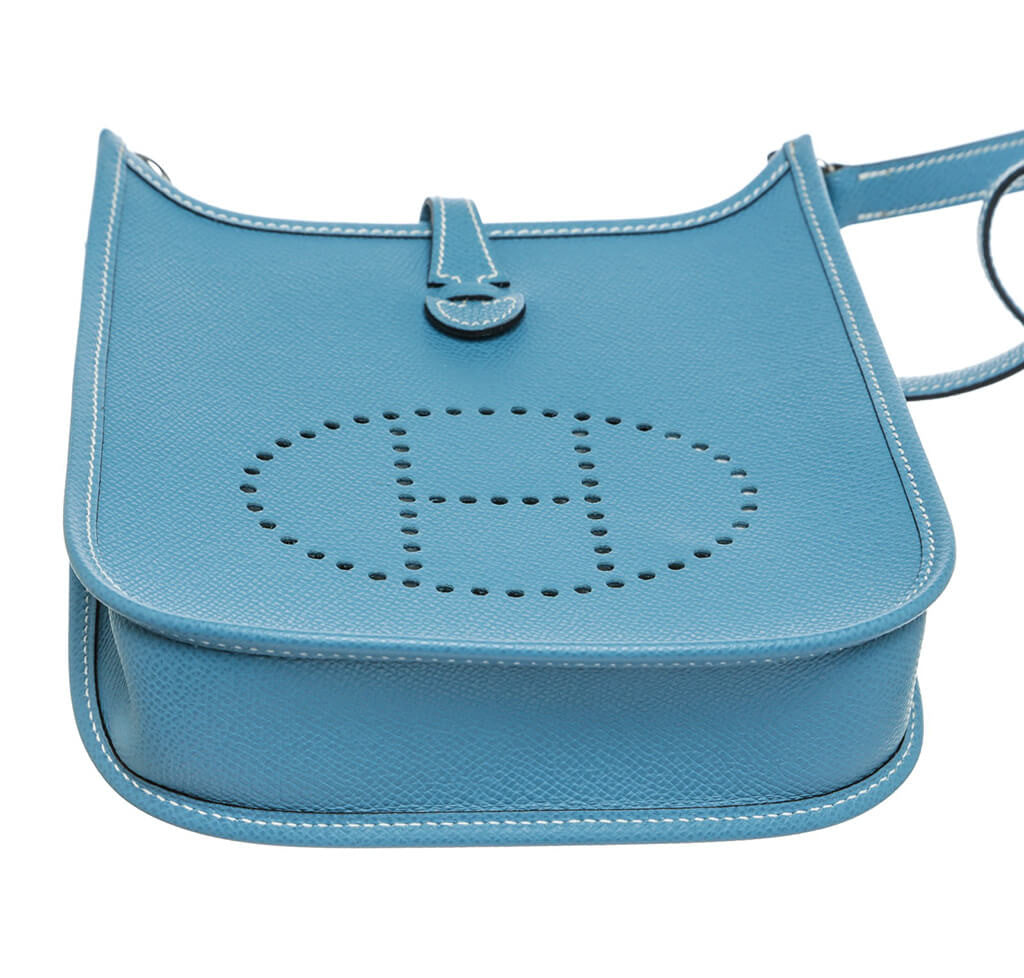 Hermès Evelyne II TPM Bag Blue Jean