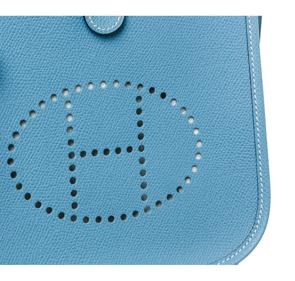 Hermès Evelyne II TPM Bag Blue Jean