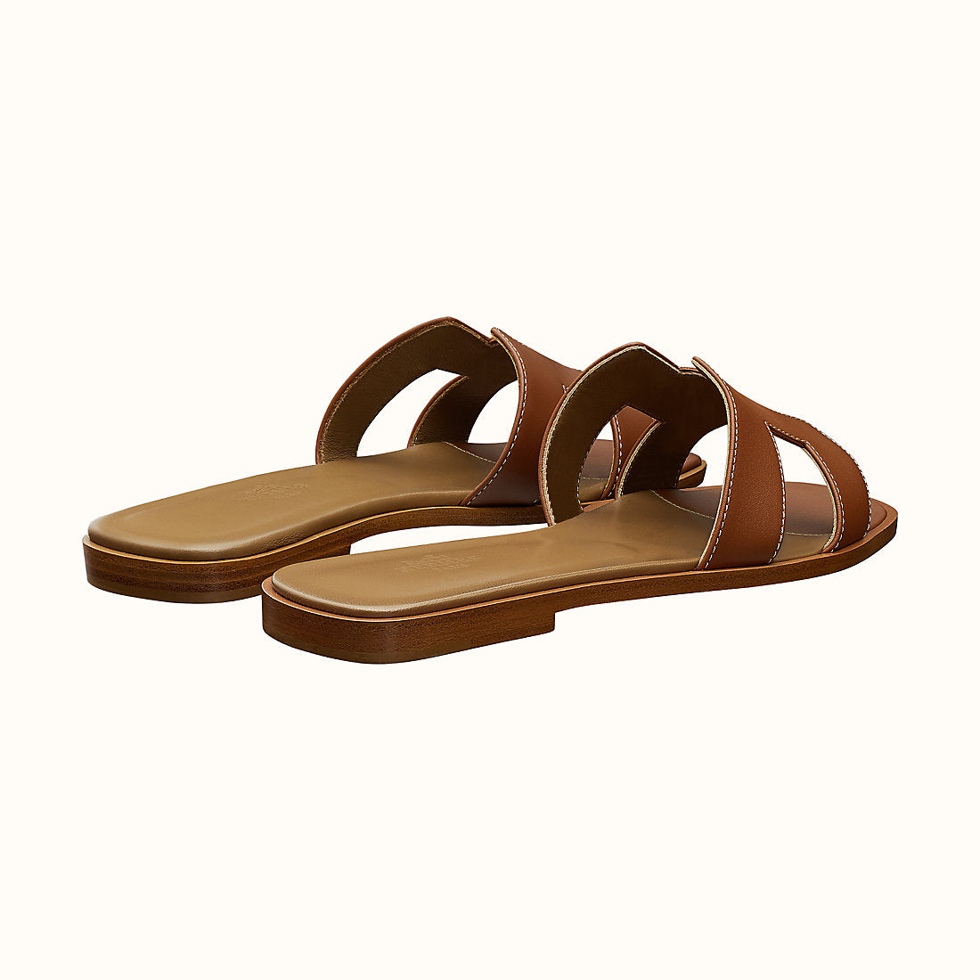 Hermes Gold Oran Sandal