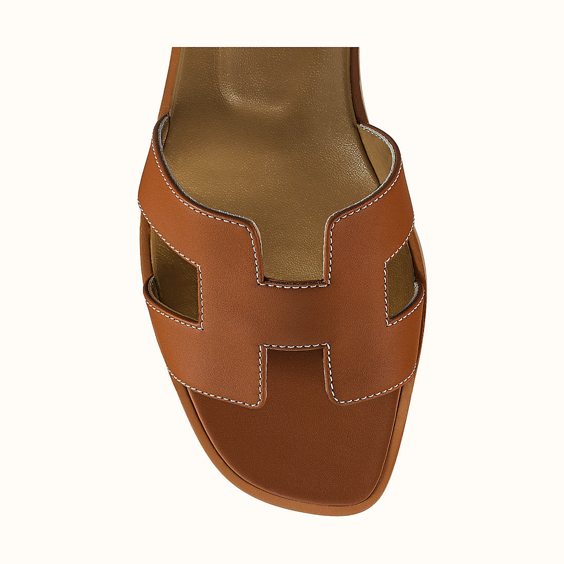 Hermes Gold Oran Sandal