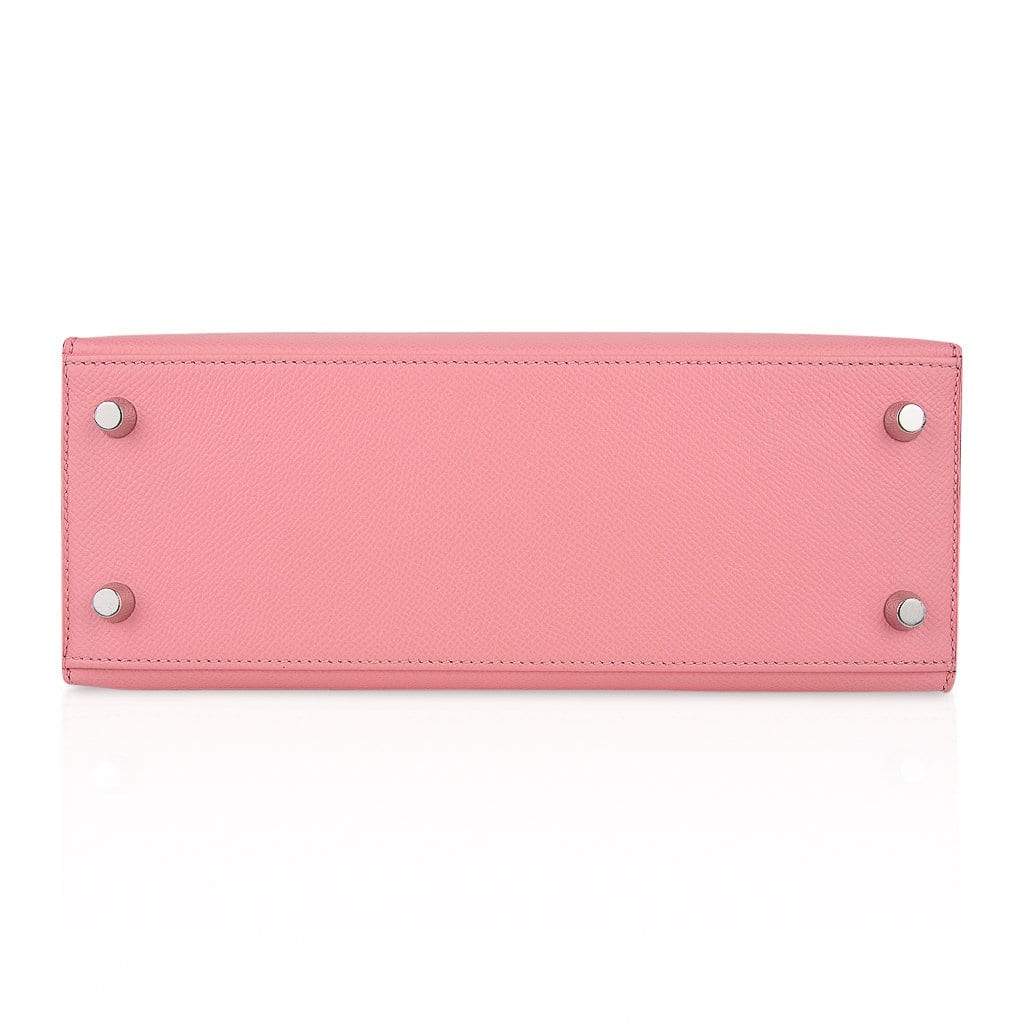 Hermès Kelly Sellier 25 Pink Rose Confetti Epsom PHW Bag