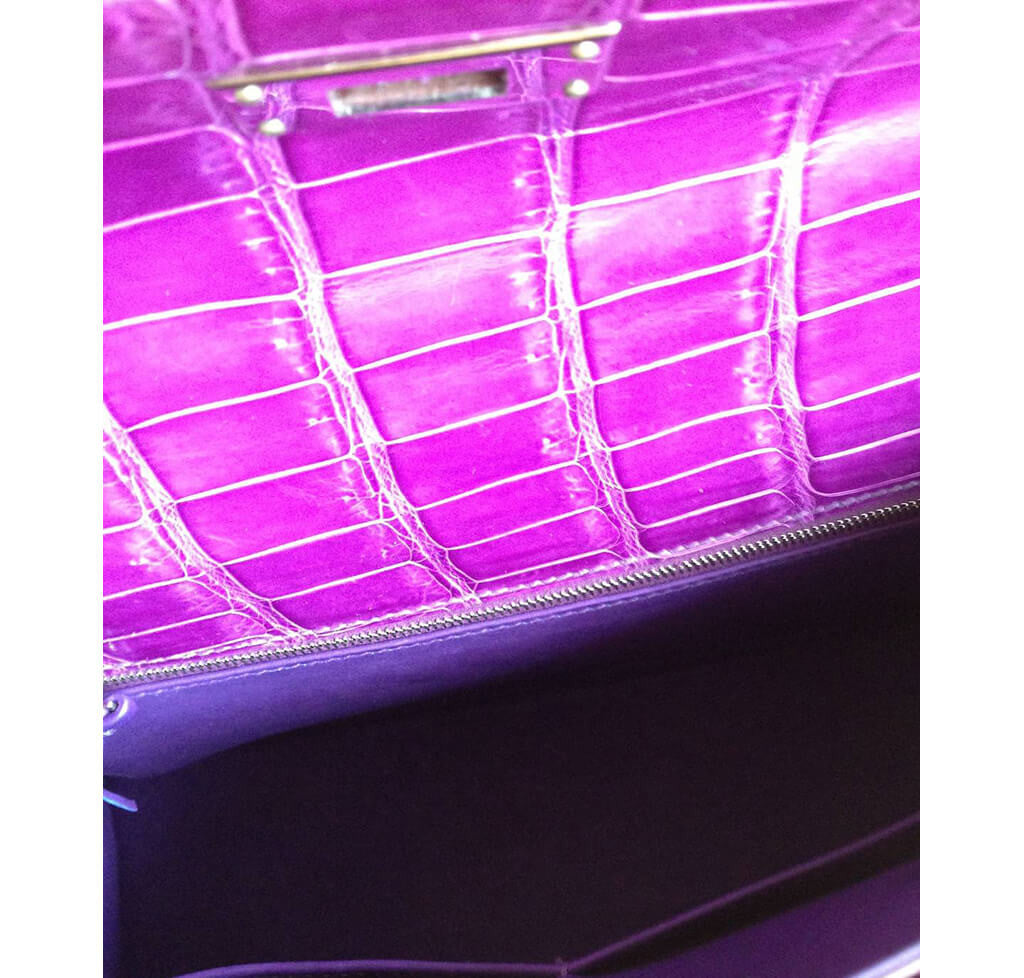 Limited Hermès Crocodile Kelly Doblis Bag