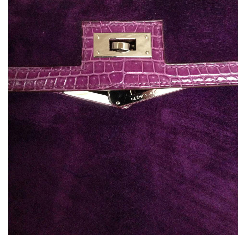 Limited Hermès Crocodile Kelly Doblis Bag