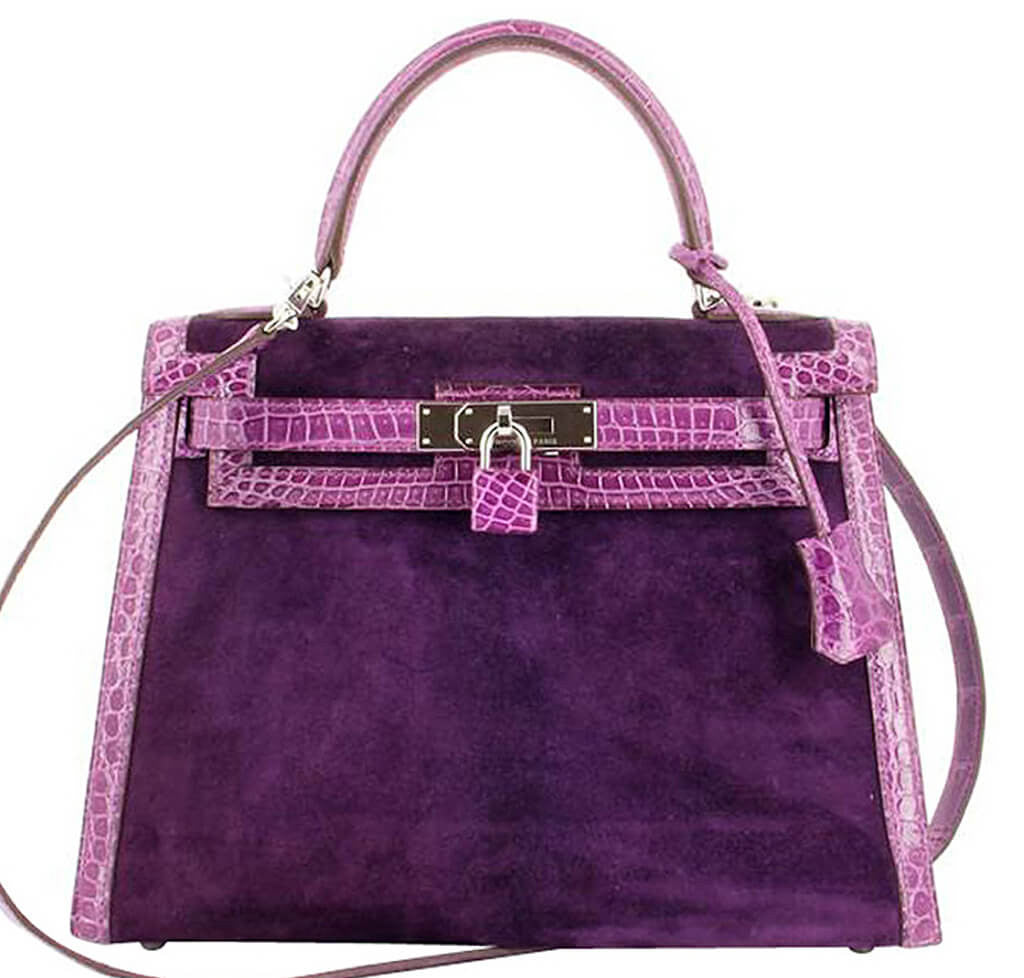 Limited Hermès Crocodile Kelly Doblis Bag