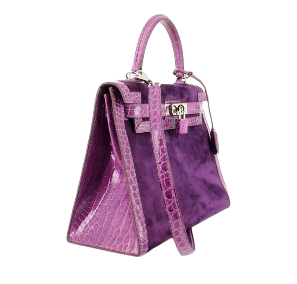 Limited Hermès Crocodile Kelly Doblis Bag