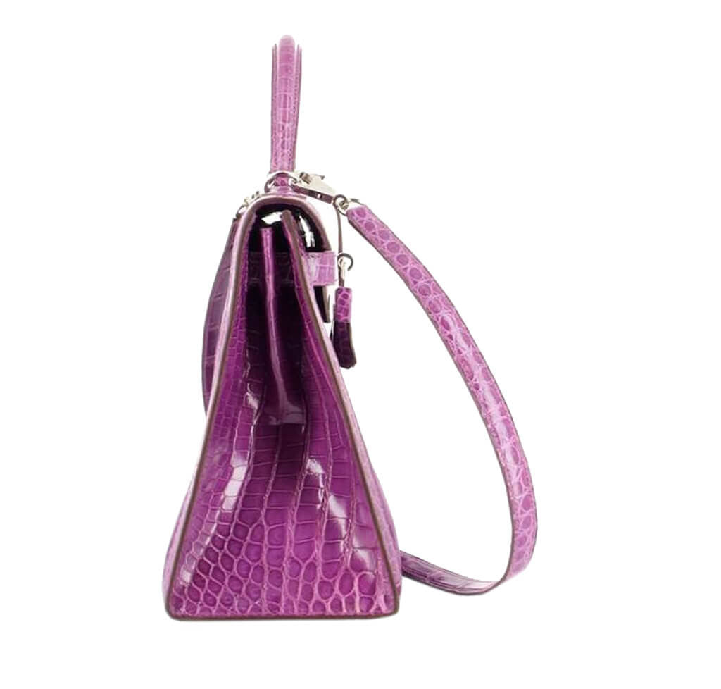 Limited Hermès Crocodile Kelly Doblis Bag